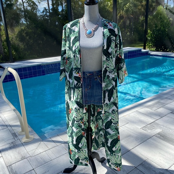 🌿Beautiful Rachel Zoe kaftan. Sz. OS - Picture 4 of 16